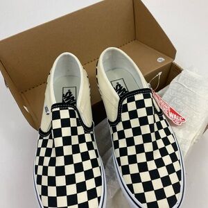 Vans Black and White Checkerboard Sneakers